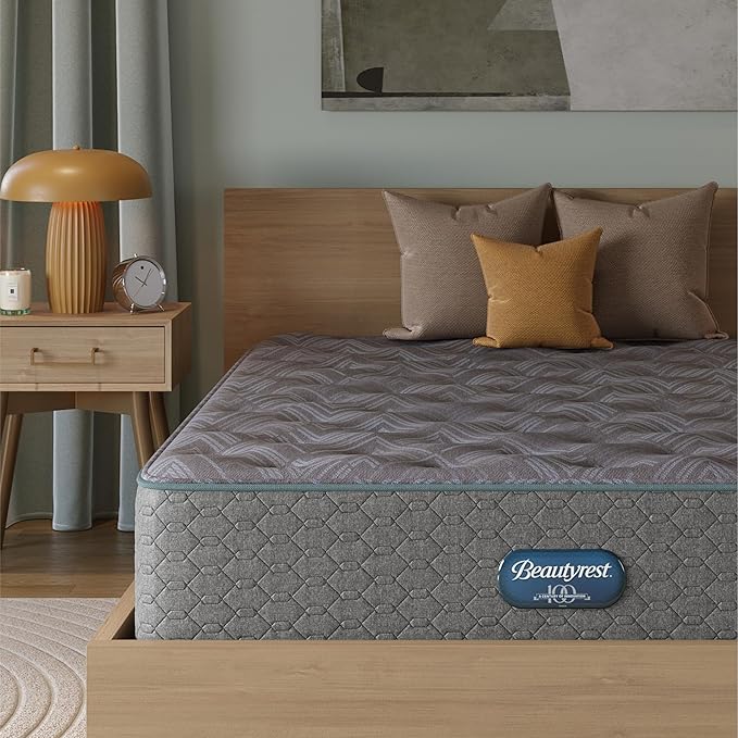 Beautyrest Prime Dream Plush 13.75" Mattress - Twin - Durable Pocketed Coil, Support, Pressure Relief, Cooling, Motion Separation; 100 Night Sleep Trial and 10 Year Warranty