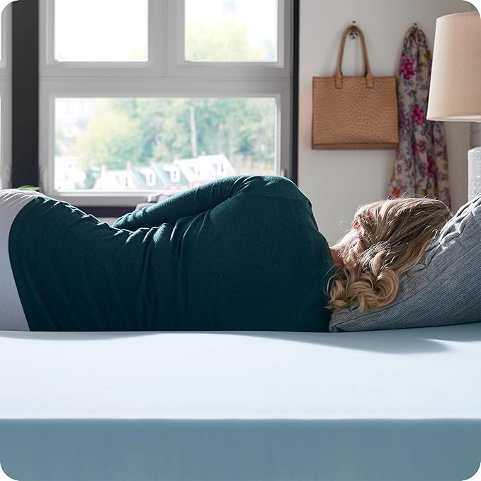 Sealy Dreamlife 3” Gel Memory Foam King Mattress Topper with SealyComfort Gel Foam, 1 Year Limited Warranty, Made in The USA
