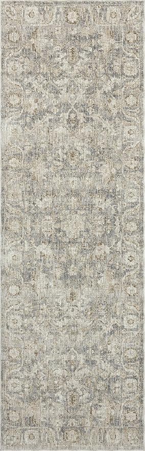 Loloi Amber Lewis Honora Collection HON-02 Slate/Beige 6'-7" x 9'-2" Area Rug