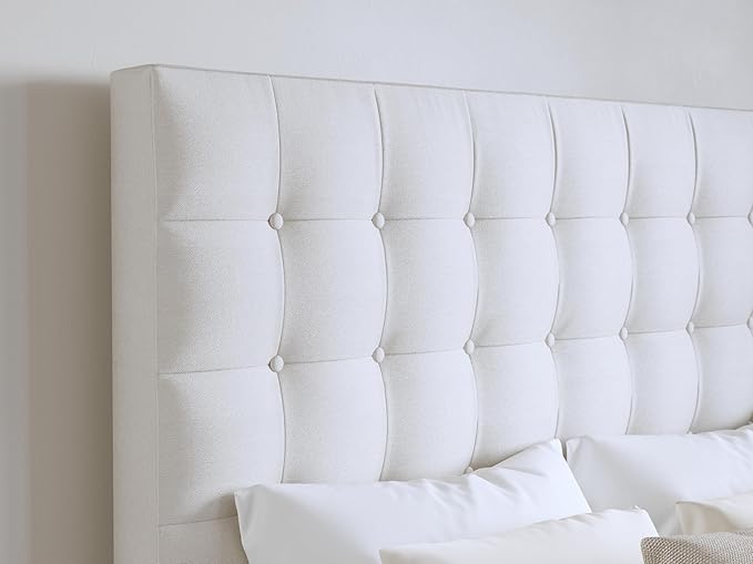 White Sutton King Headboard