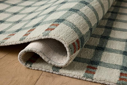 Loloi Magnolia Home by Joanna Gaines Waylon Collection WAY-02 Spa/Brick 2'-6" x 9'-9" Runner Rug