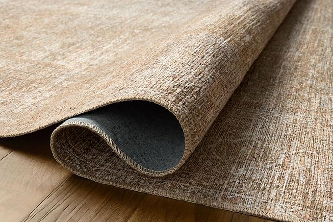 Loloi Amber Lewis Cambria Collection CBR-06 Multi/Natural 2'-6" x 7'-6" Runner Rug Jute, Neutral, Vintage Style, Antique Tone, Living, Bedroom, Dining, Carpet