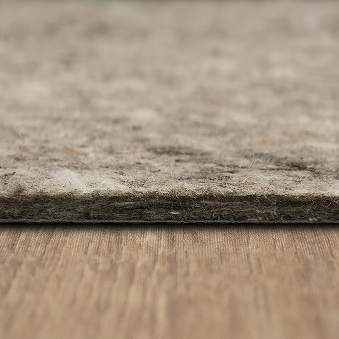 Mohawk Home 2' 6" x 4' Non Slip Rug Pad Gripper 1/2 Thick Dual Surface Felt + Rubber Gripper - Safe for All Floors