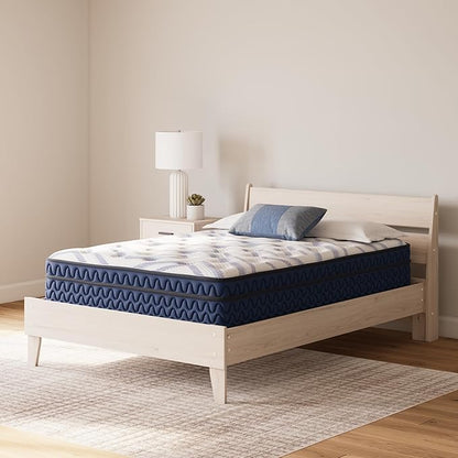 Signature Design by Ashley Full Size Stack 12 Inch Hybrid Medium Plush Cooling Gel Infused Memory Foam Mattress for Pressure Relief, Fiberglass Free, Mattress in A Box