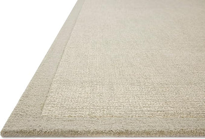 Loloi Magnolia Home by Joanna Gaines Henley Collection HNY-01 Ivory/Silver 5'-0" x 7'-6" Area Rug