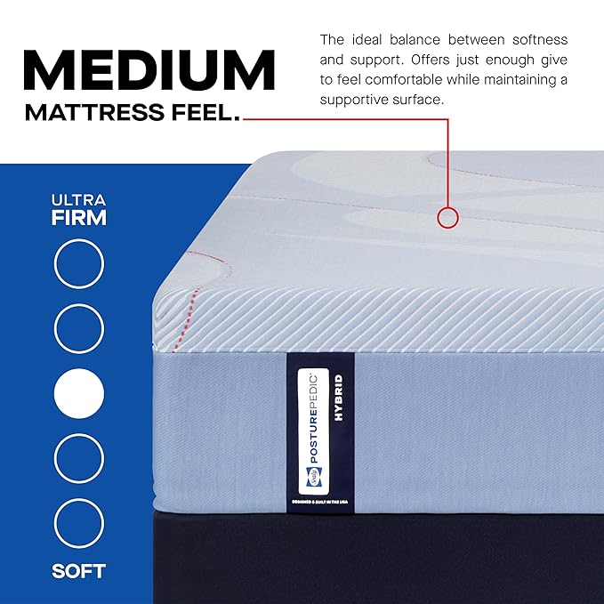 Sealy Posturepedic® Fayette 12" Medium Tight Top Hybrid Mattress - Full