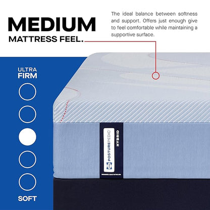Sealy Posturepedic® Fayette 12" Medium Tight Top Hybrid Mattress - Queen