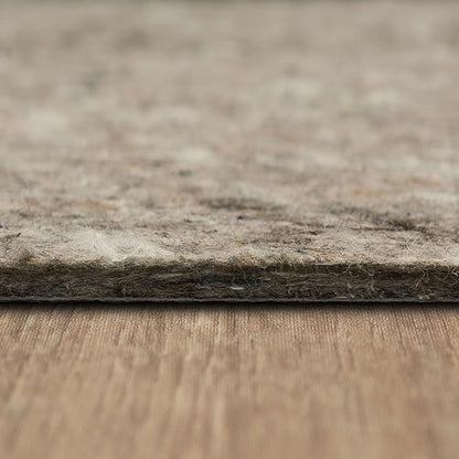 Mohawk Home 9' x 12' Non Slip Rug Pad Gripper 1/2 Thick Dual Surface Felt + Rubber Gripper - Safe for All Floors, 144"L x 108"W, Grey
