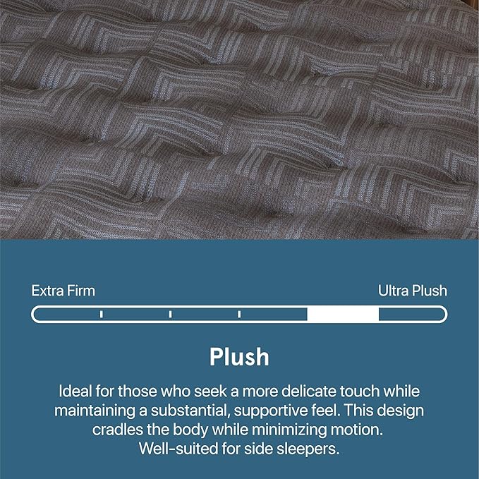 Beautyrest Prime Dream Plush 13.75" Mattress - King - Durable Pocketed Coil, Support, Pressure Relief, Cooling, Motion Separation; 100 Night Sleep Trial and 10 Year Warranty
