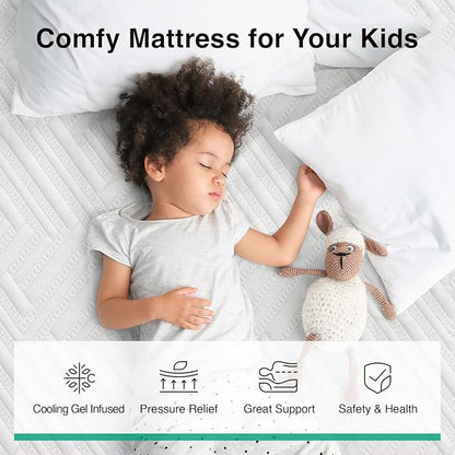 Novilla Mattress Full, Cooling Gel Memory Foam Mattress 8 Inch for Contour Support & Pressure Relieving & Plush Comfort, CertiPUR-US Certified Foam