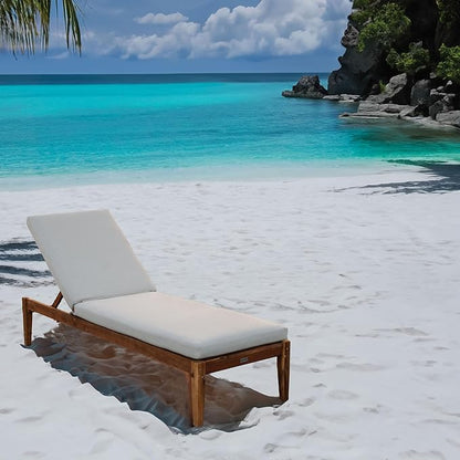 Tommy Bahama Chaise Cushion, 26" X 77" X 2.5", Bamboo Bay Sand
