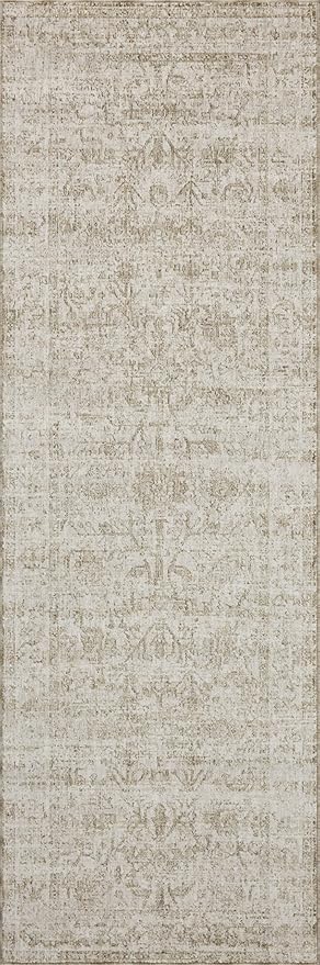 Loloi Amber Lewis Honora Collection HON-01 Ivory/Natural 3'-9" x 5'-9" Accent Rug