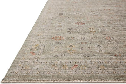 Loloi Chris Loves Julia Ida Collection IDA-04 Spa/Multi 2'-7" x 8'-0", .19" Pile Height, Runner Rug