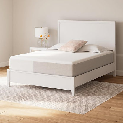 Signature Design by Ashley Queen Size Cool Max 12 Inch Medium Plush Cooling Gel Infused Memory Foam Mattress for Pressure Relief, Fiberglass Free, Mattress in A Box