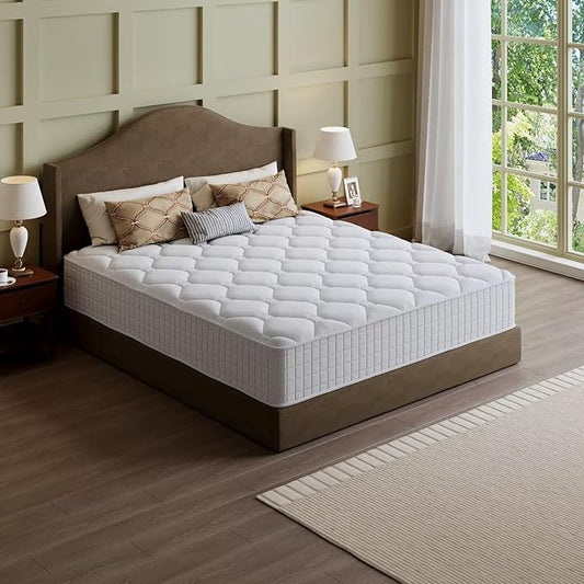 14 Inch Hybrid - Cooling Gel Memory Foam for Deep Sleep & Pressure Relief, Medium Firm Feel, Breathable Plush Comfort, CertiPUR-US Certified Bed in a Box