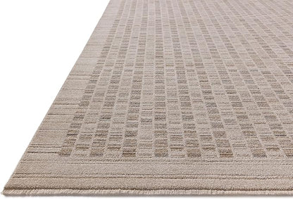 Loloi Amber Lewis Cali Collection CIL-02 Natural/Slate 7'-10" x 10', .25" Pile Height, Area Rug