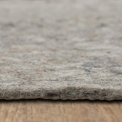 Mohawk Home 8' 2" x 11' 8" Non Slip Grip Rug Pad 1/4 Thick Felt + Rubber Backing - Dual Surface Safe for All Floors