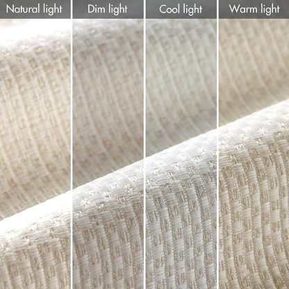 Madison Park Galen Cordless Roman Shade, 39"W x 64"H, Sheen Ivory – Room Darkening, Thermal Insulated, Energy Efficient Window Blind with Subtle Sheen Basketweave Fabric for Privacy
