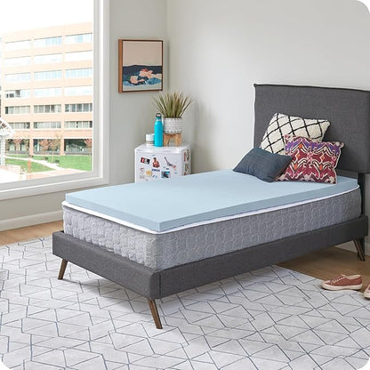 Sealy Dreamlife 1.5” Gel Memory Foam King Mattress Topper with SealyComfort Gel Foam, 1 Year Limited Warranty, Made in The USA