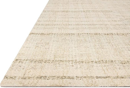 Loloi Chris Loves Julia Chris Collection CHR-02 Natural/Sage 7'-9'' x 9'-9'', .50" Pile Height, Area Rug