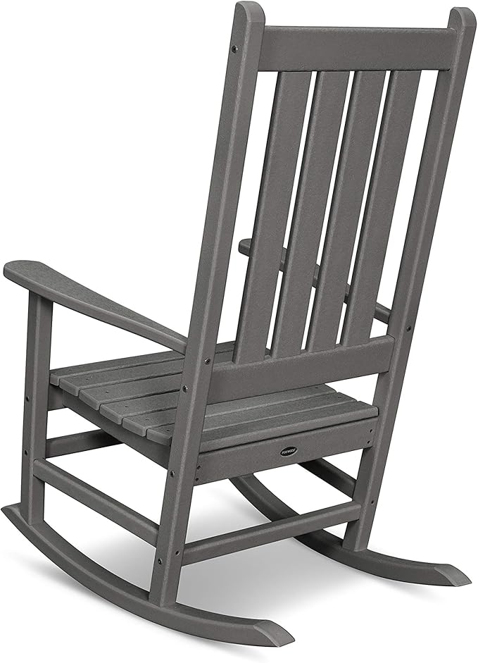 POLYWOOD® Vineyard Porch Rocking Chair (White)