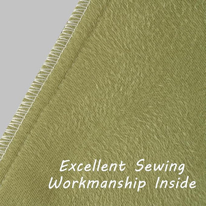 FUTEI Sage Green Velvet Decorative Throw Pillow Covers 22x22 Set of 2,Soft Cozy Edge with Tassels Cushion Case,Boho Modern Home Decor for Couch Bed Living Room