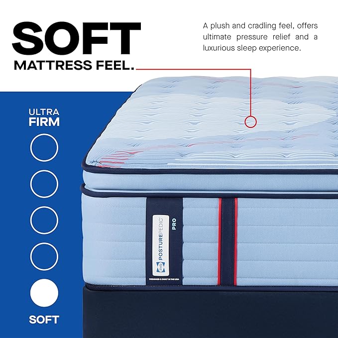 Sealy Posturepedic® Pro Haverford 15" Soft Pillowtop Innerspring Mattress - California Twin