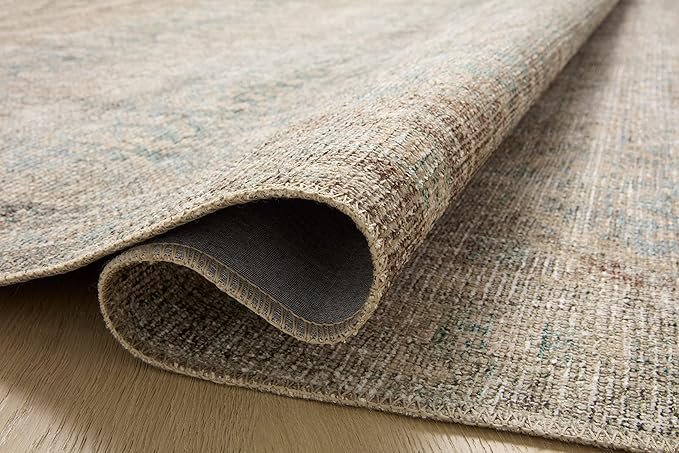 Loloi Angela Rose Aubrey Collection AUB-03 Jade/Natural 7'-6" x 9'-6", .19" Pile Height, Area Rug