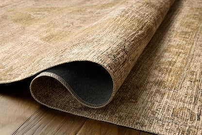 Loloi Amber Lewis Cambria Collection CBR-03 Taupe/Antique Bronze 2'-0" x 5'-0" Accent Rug Jute, Neutral, Vintage Style, Antique Tone, Living, Bedroom, Dining, Carpet