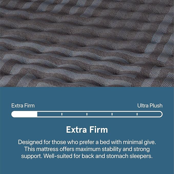 Beautyrest Days End Extra Firm 13.25" Mattress - Twin - Cooling Tech, Supportive Durable Pocketed Coils, Pressure Relief, Motion Separation; 100 Night Sleep Trial and 10 Year Warranty