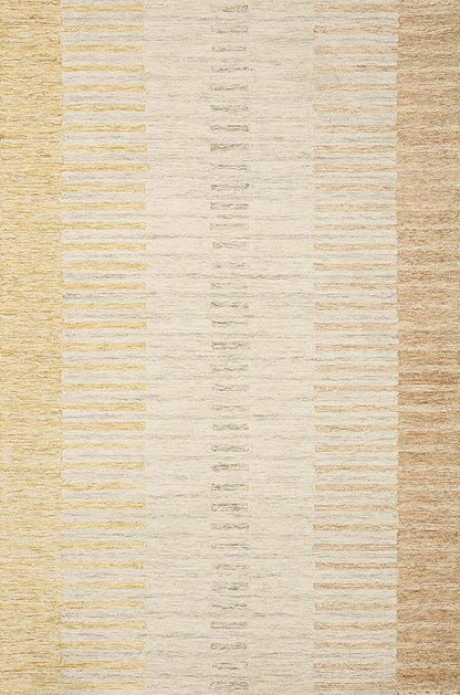Loloi Chris Loves Julia Chris Collection CHR-01 Dove/Santa Fe 7'-9'' x 7'-9'' Square, .50" Pile Height, Area Rug