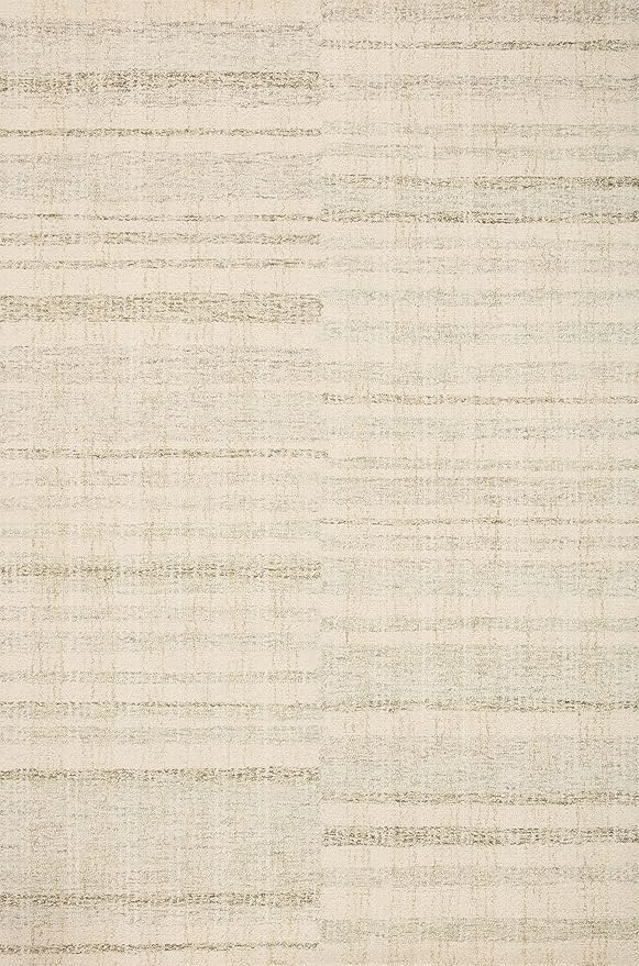Loloi Chris Loves Julia Chris Collection CHR-02 Natural/Sage 7'-9'' x 9'-9'', .50" Pile Height, Area Rug