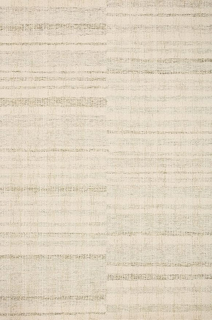 Loloi Chris Loves Julia Chris Collection CHR-02 Natural/Sage 7'-9'' x 9'-9'', .50" Pile Height, Area Rug
