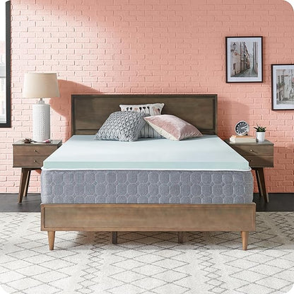 Sealy Dreamlife 2” Gel Memory Foam Full Mattress Topper with SealyComfort Gel Foam, 1 Year Limited Warranty, Made in The USA