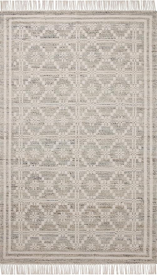Loloi Angela Rose Rivers Collection RIV-02 Lagoon/Ivory 2'-3" x 3'-9" Reversible Accent Rug