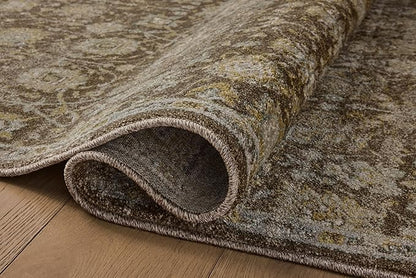 Loloi Magnolia Home by Joanna Gaines Mona Collection MOA-03 BARK/Natural 2'-6" x 4'-0" Accent Rug