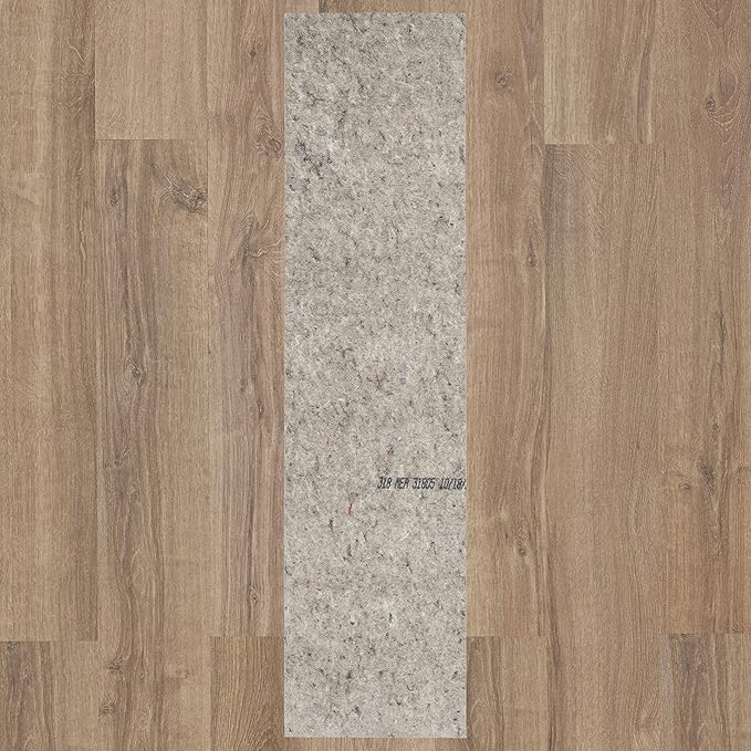 Mohawk Home 2' 6" x 9' 6" Non Slip Grip Rug Pad 1/4" Thick Dual Surface Felt Cushion + Rubber Gripper - Safe for All Floors