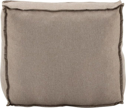 Christopher Knight Home Natty Outdoor Bean Bag Chair, Fabric Bean Bag Chair for Adults and Kids, Indoor/Outdoor Sun Lounger, Patio Lounge Chair, Patio Chaise Lounge, Dark Beige