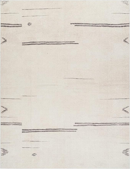 Livabliss x Becki Owens Rivi Moroccan Area Rug , 3'11" x 5'7", Cream/Charcoal