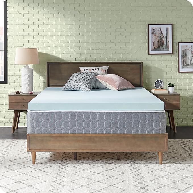 Sealy Dreamlife 3” Gel Memory Foam Full Mattress Topper with SealyComfort Gel Foam, 1 Year Limited Warranty, Made in The USA