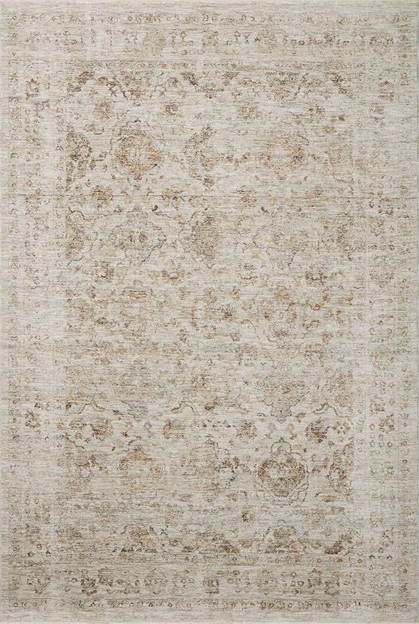 Loloi Amber Lewis Honora Collection HON-03 Beige/Spice 5'-3" x 7'-9" Area Rug