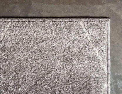Unique Loom Trellis Frieze Collection Area Rug - Geometric (2' x 8' 8" Runner, Light Gray/ Ivory)