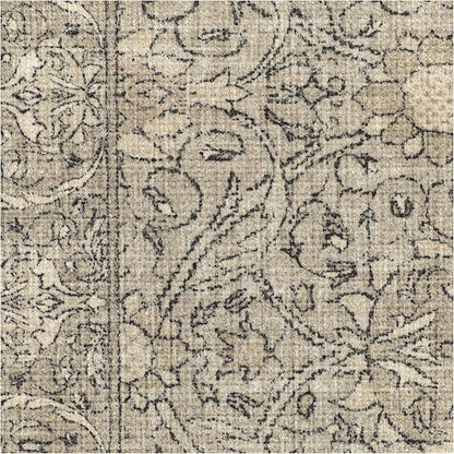 RUGGABLE x Morris & Co Washable Area Rug – Montreal Natural Stone 6x9, Stain-Resistant, Non-Slip – Medium Machine Washable Rugs for Living Room, Bedroom, Hallway, Entryway & Office–with Standard Pad