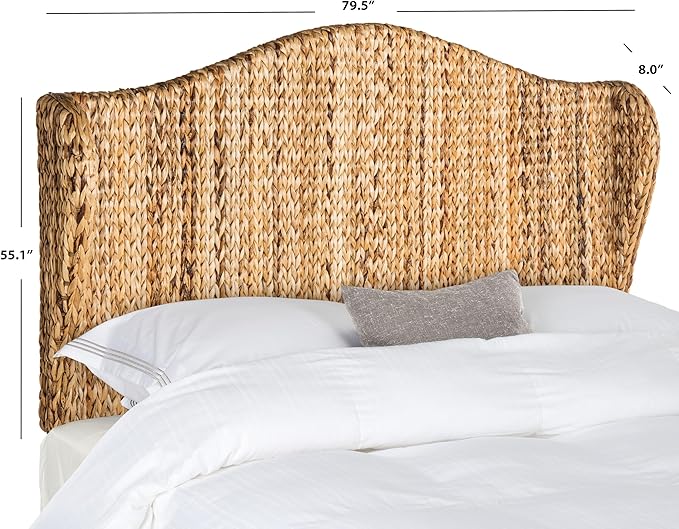 SAFAVIEH Home Collection Nadine Natural Winged Headboard, Queen