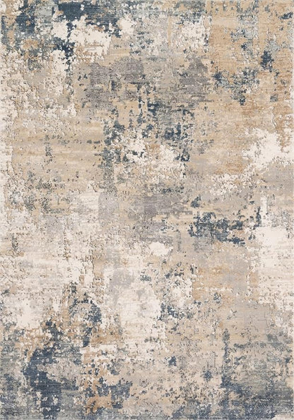 Loloi Teagan Collection TEA-06 Sand/Mist 2'-8" x 4' Accent Rug, Large, Soft Neutral Rug, High-Traffic for Living Room, Bedroom, Home Office, Dining Area