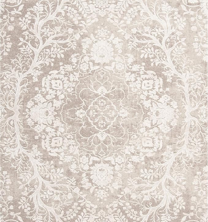 SAFAVIEH Area Rug 6x9 - Reflection Collection - Beige & Cream, Non-Shedding & Easy Cleaning, Ideal for Entryway, Living Room, Bedroom (RFT668A)