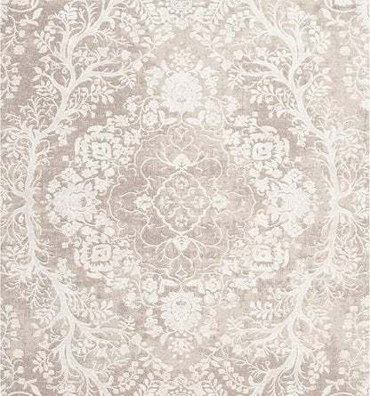 SAFAVIEH Area Rug 6x9 - Reflection Collection - Beige & Cream, Non-Shedding & Easy Cleaning, Ideal for Entryway, Living Room, Bedroom (RFT668A)