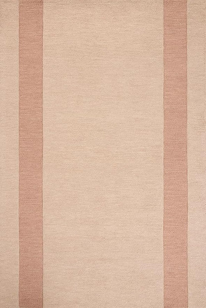 Loloi Leanne Ford Craven Collection CVN-01 Blush/Rose 2'-6" x 9'-9" Runner Rug Geometrical, Patterned, Neutral, Hallway, Kitchen, Mudroom, and Bathroom