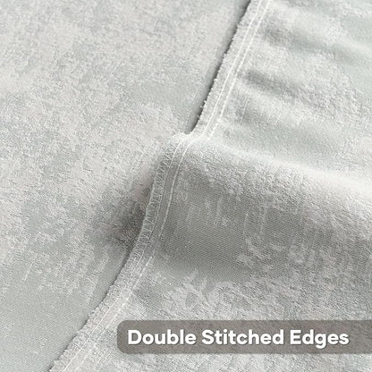 FUTEI Light Blue White Decorative Throw Pillow Covers 16x16 Inch Set of 2,Soft Faux Cashmere Jacquard - Textured & Cozy Cushion Case,Modern Home Decor for Couch Bed Living Room