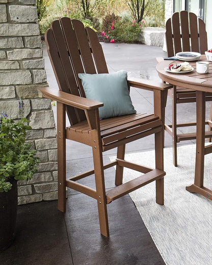 POLYWOOD® Vineyard Bar Chair, White